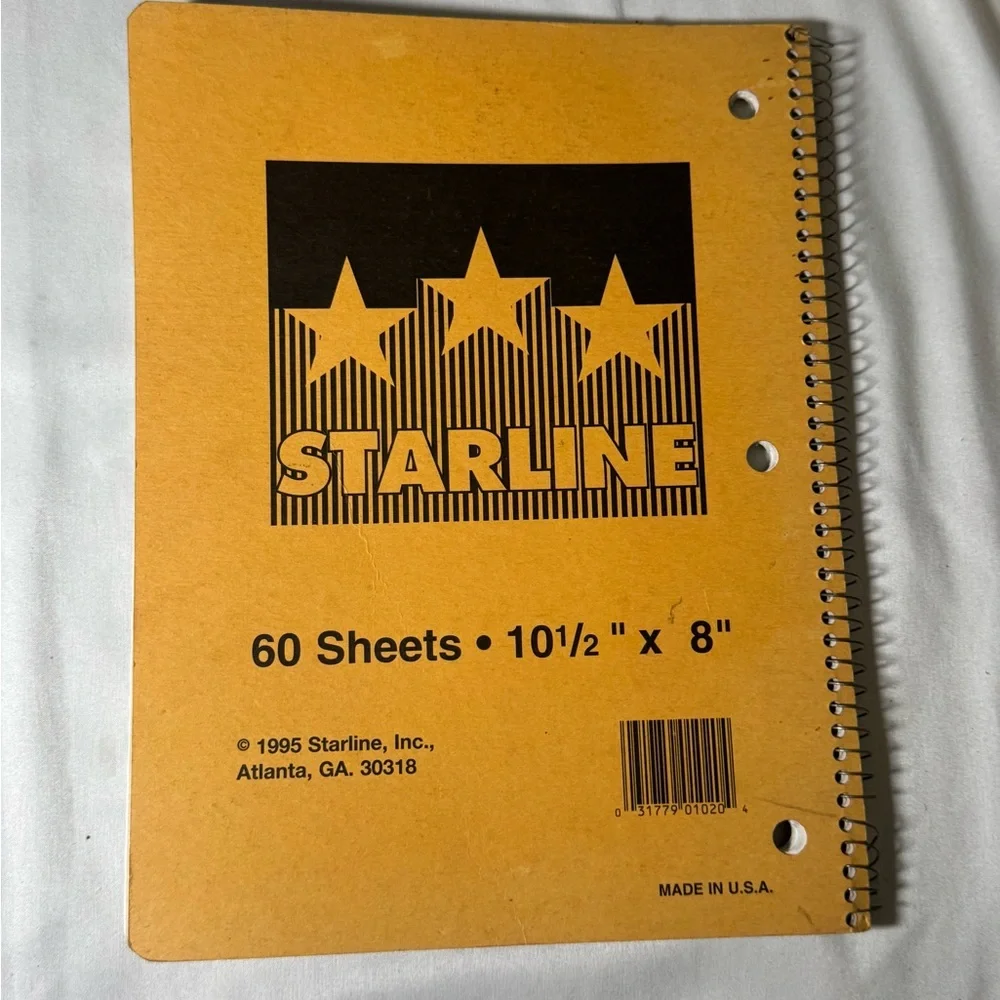 VINTAGE FRANK THOMAS CHICAGO WHITE SOX NOTEBOOK. USA MADE 1995 STARLINE TEAM MLB